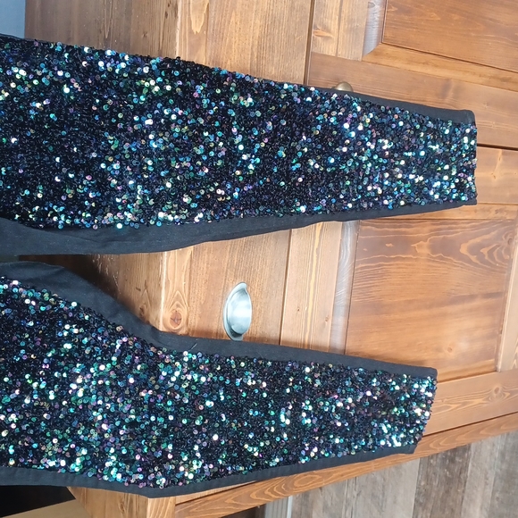Sparkly sequined jeans - Picture 2 of 16